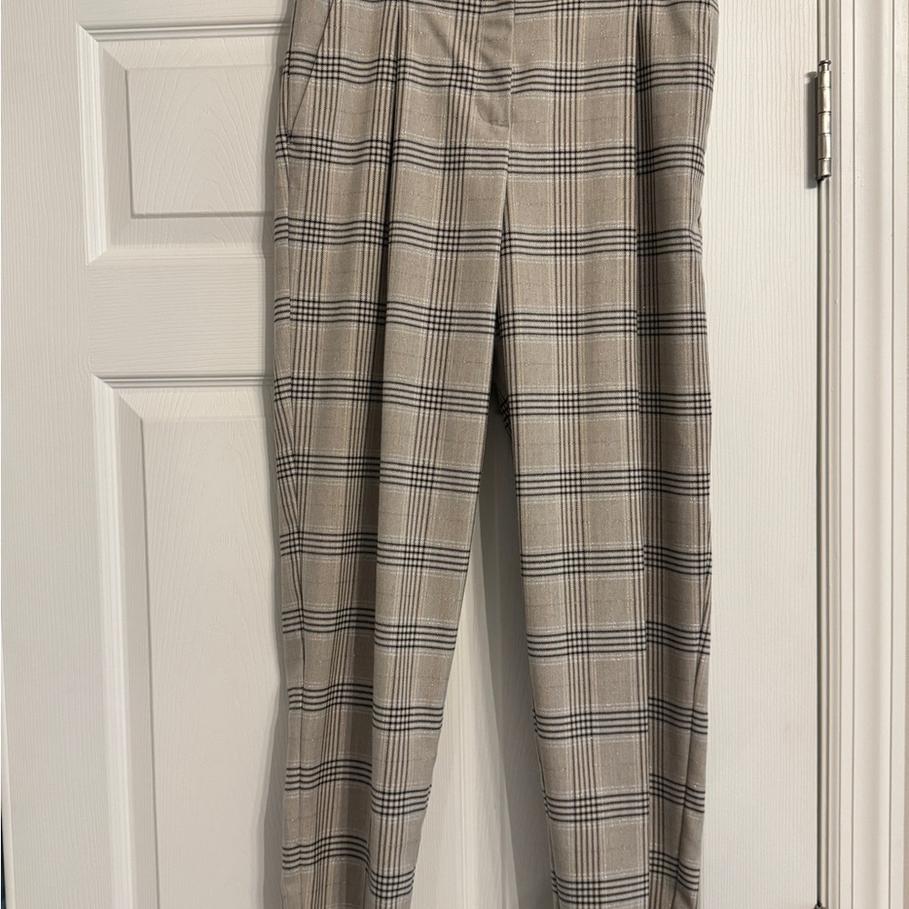 Loft Trousers in Beige and Black
